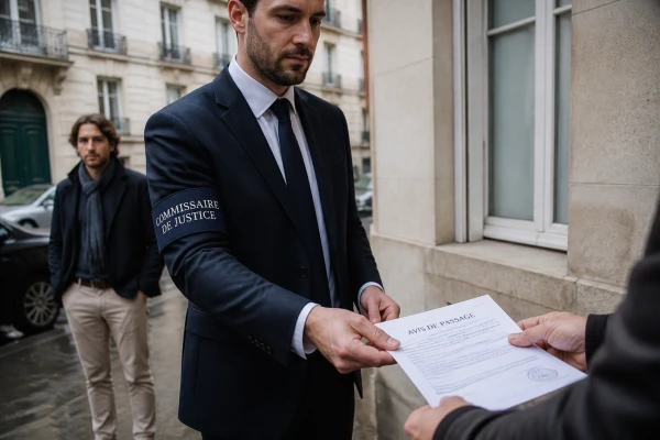 Commissaire de justice pour signifier une mise en demeure officielle Sèvres