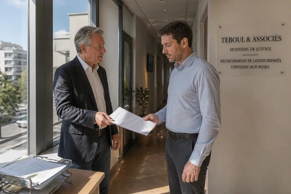 Huissier de justice pour un recouvrement judiciaire de loyers impayés Fontenay-aux-Roses